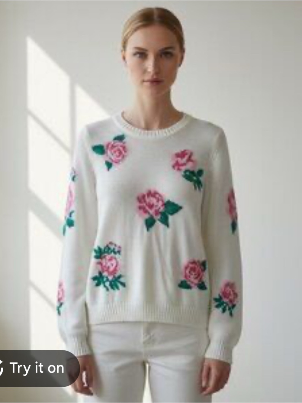 CASHER Colorful Flower Knit Sweater – “✨Anthropologie✨”
